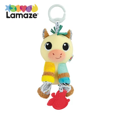 Lamaze Carson Clydesdale clip en juguete para bebé peluche caballo juguete cochecito juguete caballos pony Foto 1 de 4
