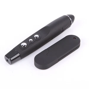 Wireless Remote USB PowerPoint PPT Presenter Laser Pointer Pen Presentation+ Bag - Picture 1 of 6