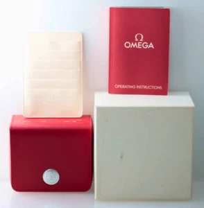 Omega Speedmaster Seamaster GENUINE Watch Box Cardholder Operating Instructions - Picture 1 of 21