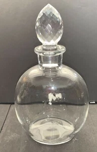 Baccarat Marked Glass Bottle 9.5” H - Picture 1 of 3