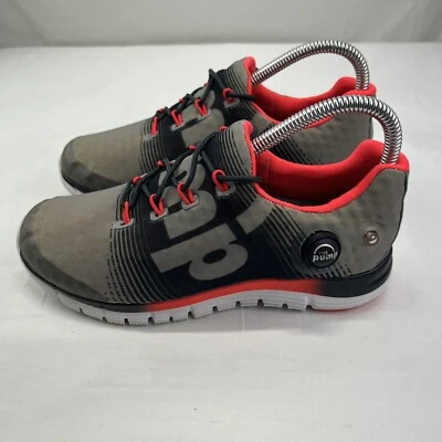 Reebok Zpump Fusion Gray Running Shoes Sneakers Women’s Size 6 V66478 - Image 1 of 4
