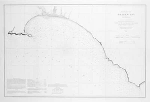 1860 ORIGINAL MAP / DRAKE'S BAY CALIFORNIA / LINEN-BACKED / MARIN COUNTY - Picture 1 of 4