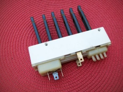 NUEVO 1974-1979 Plymouth Dodge Chrysler A/C control de calefacción 6 botón negro Foto 1 de 3