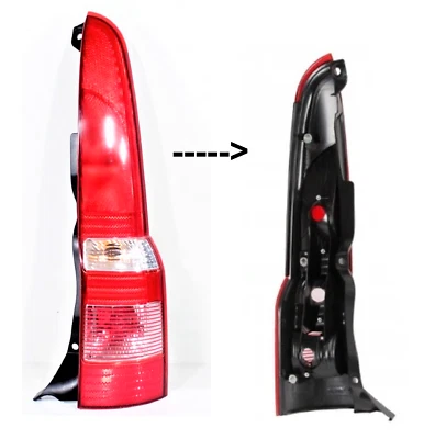 x FANALE FANALINO STOP POSTERIORE DX Cornice Nero per FIAT PANDA 169 2003-  - Immagine 1 di 2