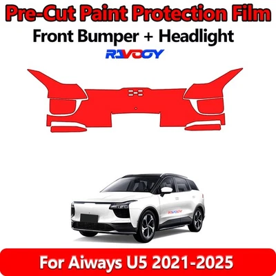 8.5Mil PreCut Front Bumper PPF Kit Film For Aiways U5 2021-2025 - Image 1 of 4