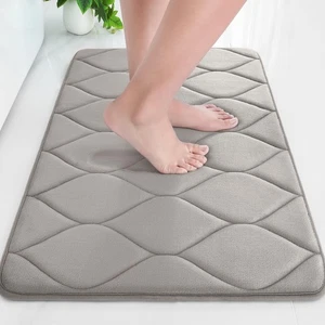 Memory Foam Bathroom Rugs, Ultra Soft & Non-Slip Bath Mat, Water Absorbent an... - Picture 1 of 9