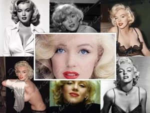 Marilyn Monroe Photo Sexy Original Collage Limited Rare Cleavage Bust Hot 8x10 - Picture 1 of 1