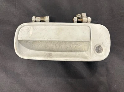 90-93 ACURA INTEGRA Front Left Side Exterior Door Handle Outside Driver White - Image 1 of 3