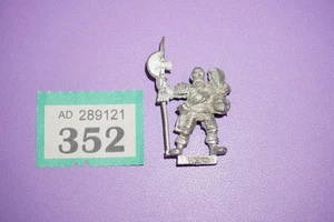 Warhammer Fantasy Empire Hero Captain with Halberd Reiksguard - Metal - Picture 1 of 3