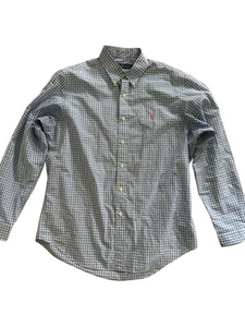 Ralph Lauren Plaid Dress Shirt Classic Fit Button Down Long Sleeve Large - Picture 1 of 11