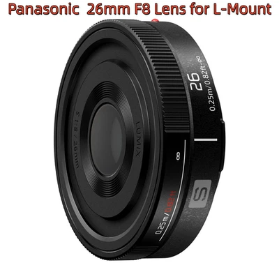 Panasonic S-R26 Lumix S 26mm F8 Pancake Lens for L-Mount - Image 1 of 4