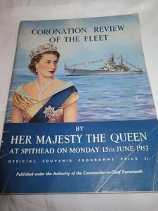 Royal Memorabilia Coronation Review of the Fleet Queen Elizabeth II 1953 - Imagen 1 de 5