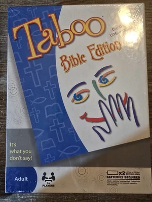 Bible Taboo Board Game Unspeakable Fun 2023 Hersch Hasbro - Image 1 of 4