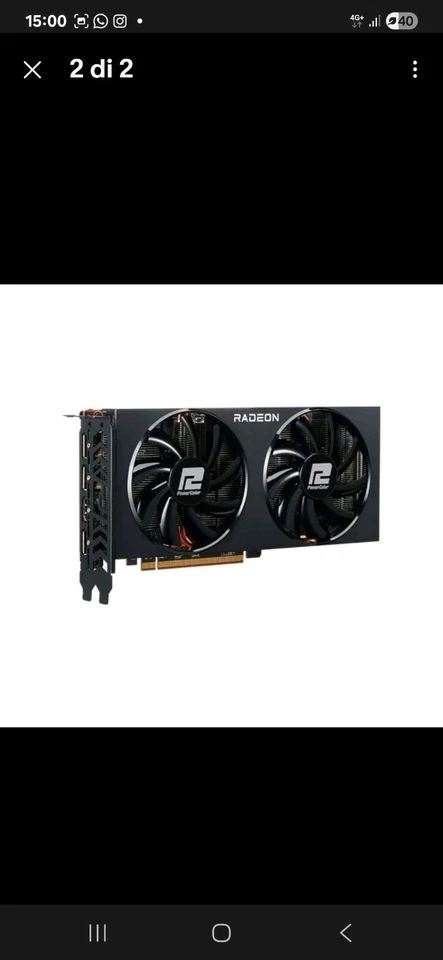 Scheda Grafica AMD Radeon RX 6700 XT 12GB GDDR6 - PowerColor Fighter  - Immagine 1 di 2