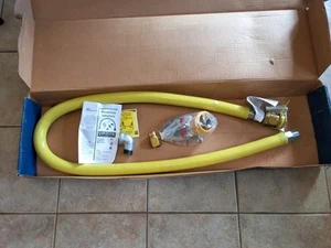 Manguera de gas de confiabilidad T&S con desconexión rápida de latón de 1 pulgada NPT 72" 6 pies - Imagen 1 de 4
