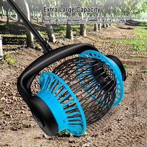 Rolling Nut Gatherer Aluminum Nylon 4.3FT Telescopic Multifunctional Acorn - Picture 1 of 12