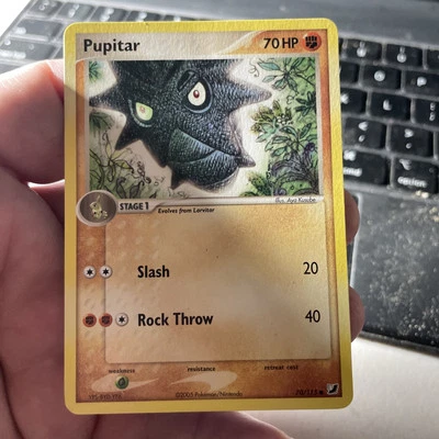 Pupitar 70/115 EX Unseen Forces Pokemon Card - Near Mint Condition NM - Image 1 of 2