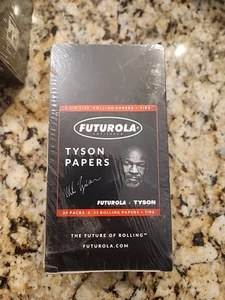 Tyson Ranch Futurola Tyson Rolling Paper + Punte King Size Slim 24 Confezioni - 1 Scatola - Foto 1 di 2