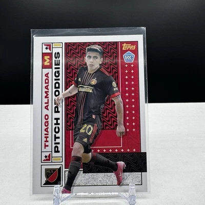 2022 Topps MLS Soccer Pitch Prodigies Thiago Almada Rookie Card 125 - Image 1 of 2
