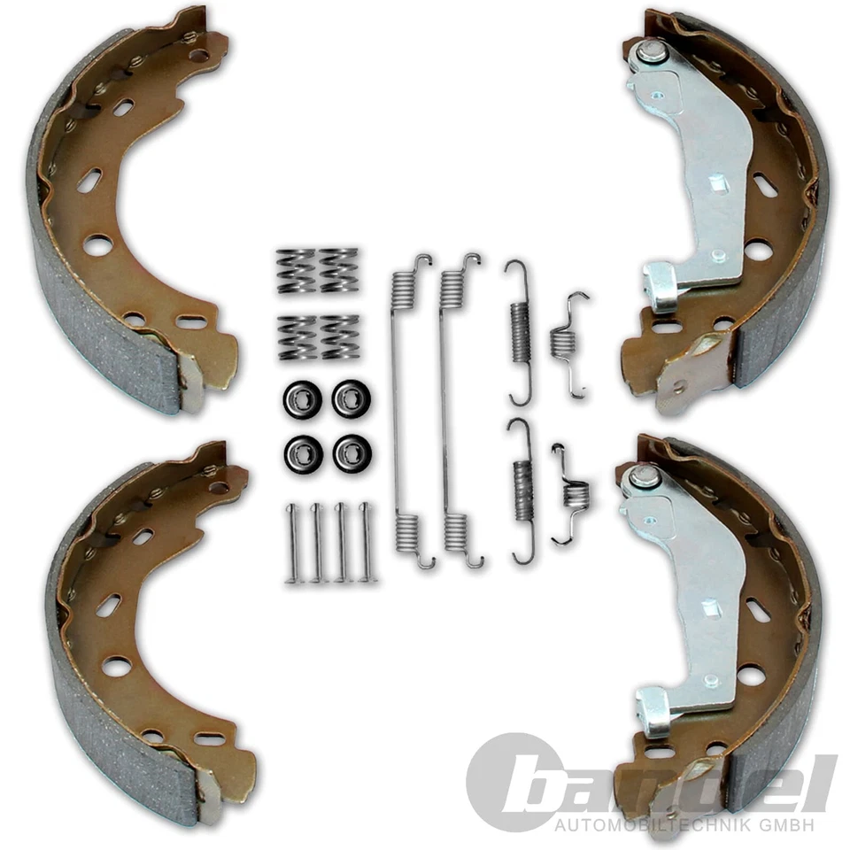 Mâchoires de Frein + Kit D'Accessoires Convient pour Citroen C2 C3 Peugeot 1007 - Photo 1/1