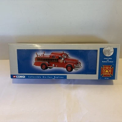 Camión de bomberos Corgi US50501 edición limitada 1:50 Seagrave aniversario - nuevo en caja Foto 1 de 4