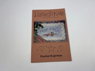 Lizzie Kate Easter Express Counted Cross Stitch Pattern 5R - Image 1 of 3
