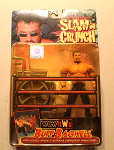 Figura de acción Buff Bagwell WCW Slam N Crunch Wrestlers nueva 1999 Toybiz nueva en caja original/WCW - Imagen 1 de 6