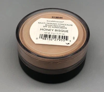 BIG 6g BareMinerals Multi Tasking CONCEALER Face Under Eye HONEY BISQUE Gold Tan - Image 1 of 3