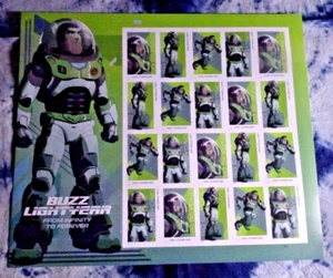 US 5709-5712 BUZZ LIGHTYEAR (GO BEYOND) SHEET OF 20 (F) STAMP GLASSINE SHIPPED!! - Picture 1 of 2