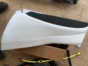 Tesla Model 3 Highland Rear Left Seat Bolster White 2024 -2025 1836647-92-A - Picture 1 of 4