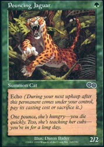4x Pouncing Jaguar ~ Lightly Played Urza's Saga MTG Magic x4 4 UltimateMTG Plays - Image 1 of 1