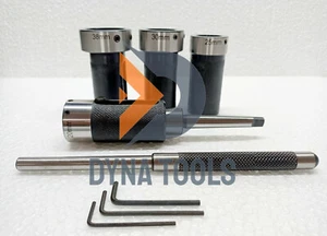 Lathe Tailstock Die Holder Set Floating Type MT1 For 20, 25, 30 & 38mm OD Dies - Picture 1 of 7