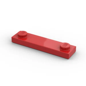 Lego 10x Platte 2 Noppen 1x4 plate with studs 41740 rot red - Picture 1 of 1