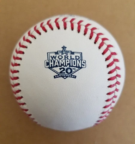 New Rawlings 2002 Official World Series Baseball Ball 20th Anniversary LA Angels Cover