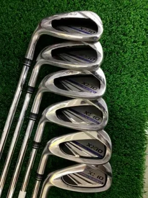 Left-Handed 2020 Dunlop XXIO 11 5-PW 6PC NS PRO 860GH R-FLEX IRON SET GOLF C162 - Image 1 of 4
