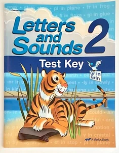 ABeka Letters & Sounds 2 Teacher Test Key Book Homeschool VG - Picture 1 of 2