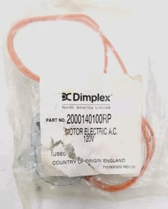 Dimplex Fireplace Electric Motor 2000140100RP 120V - Picture 1 of 13