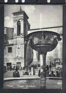 Cartolina Narni Piazza Garibaldi ANIMATA LA134 - Picture 1 of 1