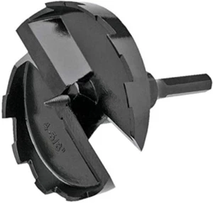 Broca Forstner de alta resistencia D3654 de 4-5/8 pulgadas con punta de tornillo, negra - Imagen 1 de 1