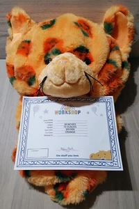 Neu mit Etikett Jumbo Build A Bear KÜRBIS KÄTZCHEN & Zertifikat Halloween 2024 ungefüllt - Bild 1 von 4