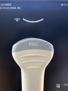 Sonda transductora de ultrasonido convexo GE M6C (SN 106711YP5) - Imagen 1 de 12