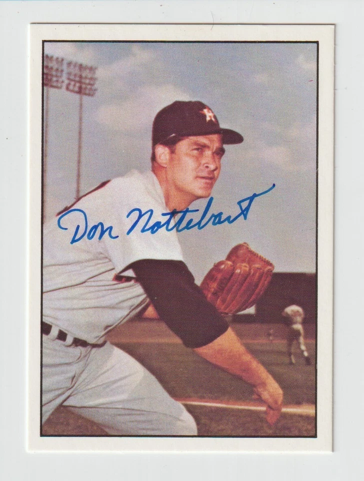 Don Nottebart Signed 1978 TCMA The 1960's Card - Houston Astros - Deceased 2007 - Image 1 of 1