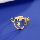 Colorfast Cat Shape Opening Ring All-Match Finger Opening Ring  Girlfriend