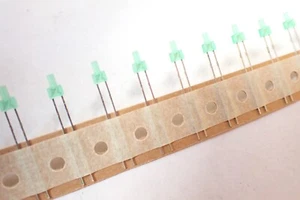Torre Faro 2mm LED Verde, Calidad Everbright 134GD/TR1 STOCK UK x50 piezas - Imagen 1 de 5