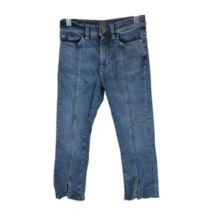 DL1961 Girls Jeans Emie Straight High Rise Pintuck Stretch 8 - Picture 1 of 4
