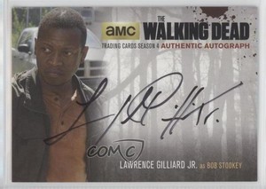 2016 The Walking Dead Season 4 Part 2 Lawrence Gilliard Jr Bob Stookey Auto 1md