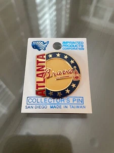 1996 LIMITED EDITION 1 of 10K! Atlanta Braves Baseball Souvenir Lapel Hat Pin - Picture 1 of 3