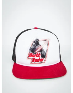 RARE New Era Throwback Darth Vader STAR WARS Trucker Hat Snapback Flatbill Cap - Picture 1 of 4