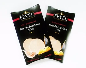 Bloc de Foie Gras d' Oie Gänseleber Scheiben von Feyel original Frankreich 4x40g