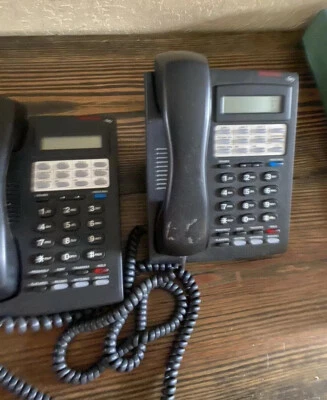 Pair Lot 2 ESI 24 Key DFP Telephone 5000-0493 1 Stand Office Phones - Image 1 of 4